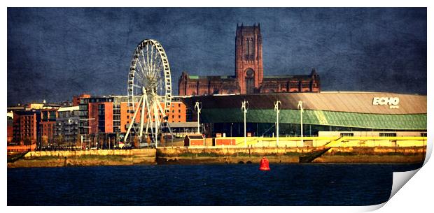  liverpool waterfront Print by sue davies