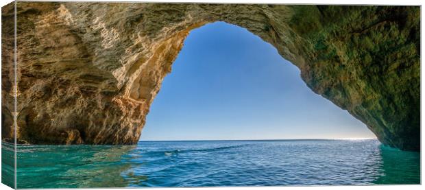 Algarve Cave Canvas Print by DiFigiano Photography