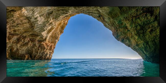 Algarve Cave Framed Print by DiFigiano Photography
