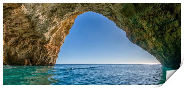 Algarve Cave Print by DiFigiano Photography