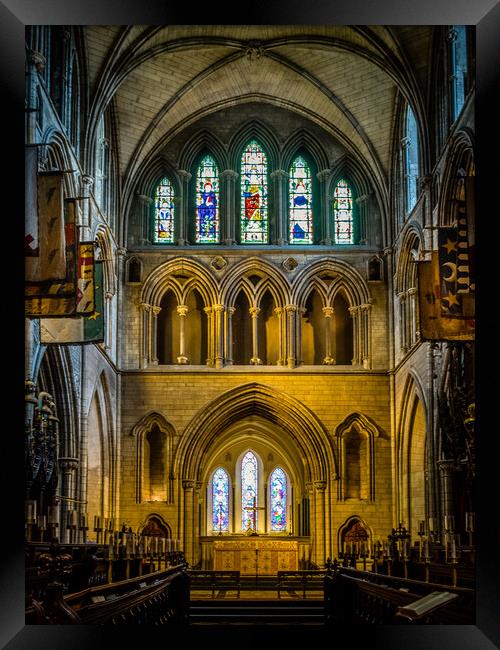 St Patricks Cathedral, Dublin, Ireland Framed Print by Mark Llewellyn
