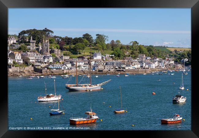 Fowey View Framed Print by Bruce Little