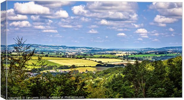 Herefordshire Countryside Canvas Print by Ian Lewis