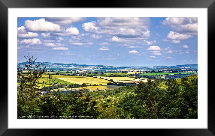 Herefordshire Countryside Framed Mounted Print by Ian Lewis