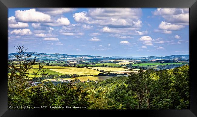 Herefordshire Countryside Framed Print by Ian Lewis