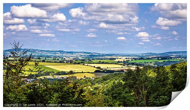 Herefordshire Countryside Print by Ian Lewis