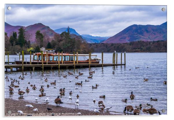 Derwentwater Keswick  Acrylic by Phil Longfoot