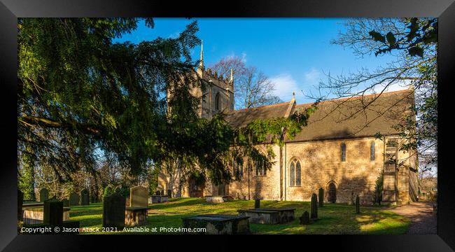 Hooton Pagnell Church Framed Print by Jason Atack