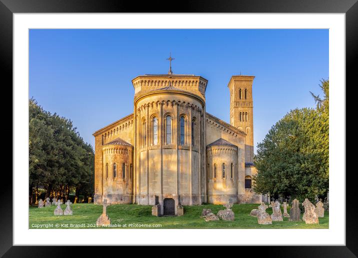 St Mary and St Nicholas' Church, Wilton Framed Mounted Print by KB Photo