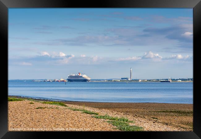 View across Southampton Water, England, UK Framed Print by KB Photo