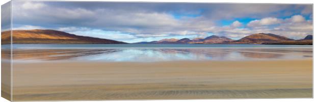 Luskentyre Shoreline Scotland Canvas Print by Phil Durkin DPAGB BPE4