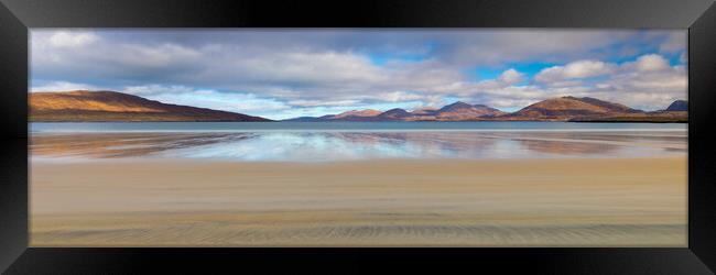 Luskentyre Shoreline Scotland Framed Print by Phil Durkin DPAGB BPE4