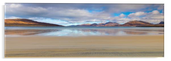 Luskentyre Shoreline Scotland Acrylic by Phil Durkin DPAGB BPE4