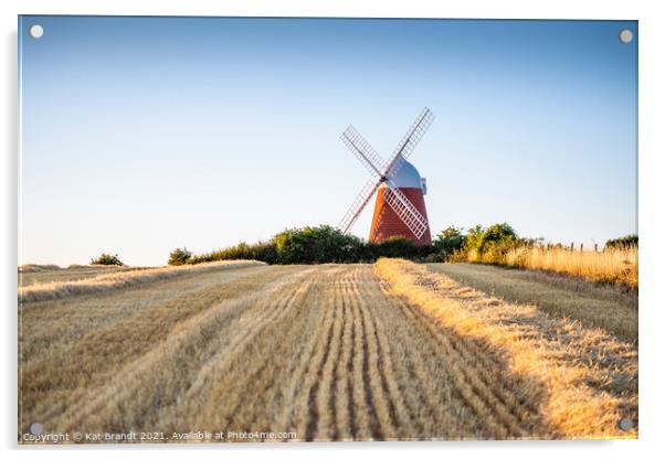 Halnaker Windmill, West Sussex, UK Acrylic by KB Photo