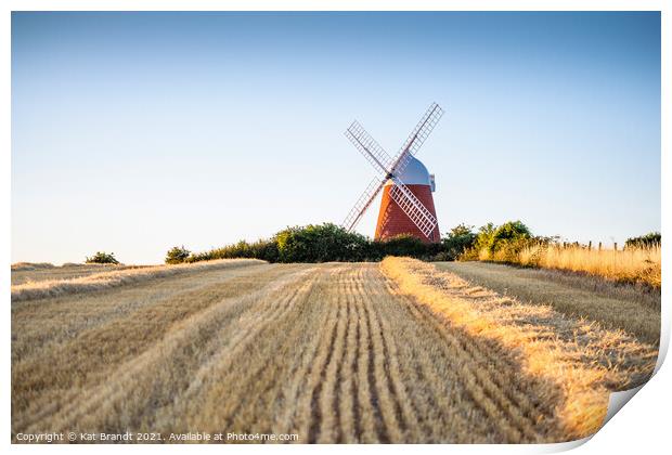 Halnaker Windmill, West Sussex, UK Print by KB Photo