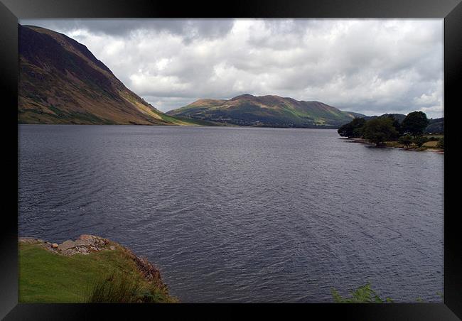 Across Wastwater Lake Framed Print by Serena Bowles