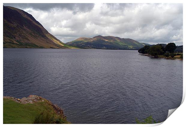 Across Wastwater Lake Print by Serena Bowles