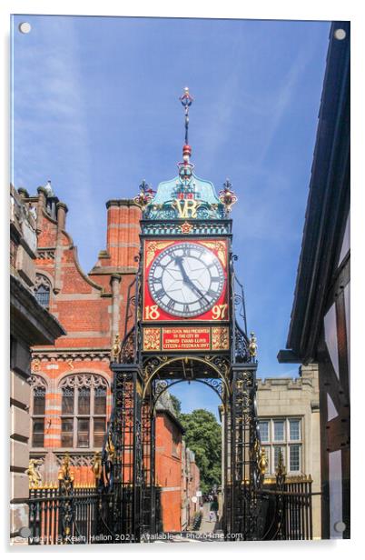 The Eastgate clock Acrylic by Kevin Hellon