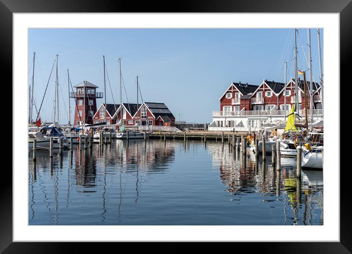  Bagenkop Marina, Langeland  Framed Mounted Print by peter schickert
