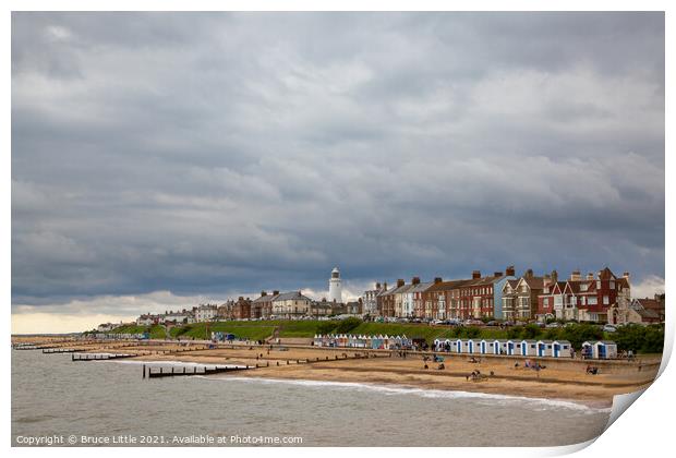 Southwold View Print by Bruce Little