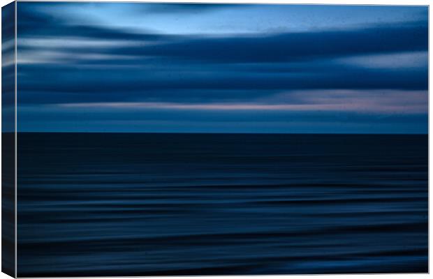  intentional camera movement south beach Aberaeron Canvas Print by Andrew chittock