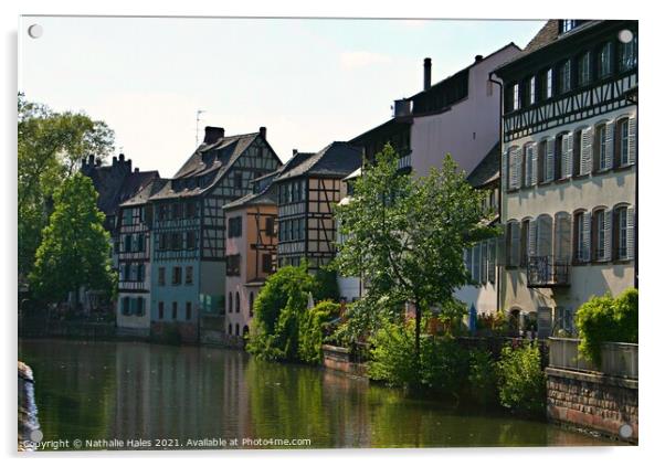 La Petite France, Strasbourg Acrylic by Nathalie Hales