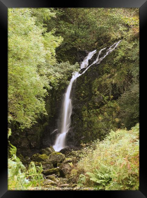 Grey Mare's Tail, near Newton Stewart, Dumfries and Galloway Framed Print by Robert MacDowall