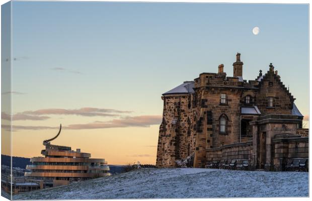 New and Old from Calton Hill Canvas Print by Miles Gray