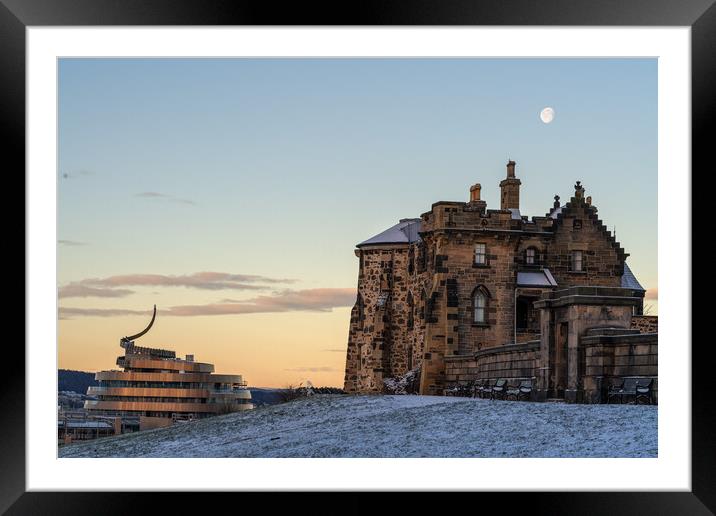New and Old from Calton Hill Framed Mounted Print by Miles Gray