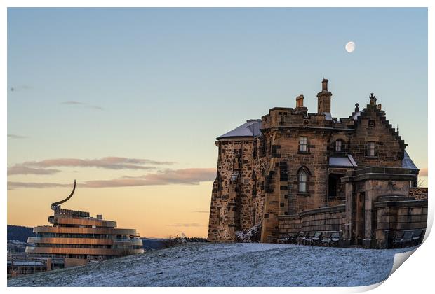 New and Old from Calton Hill Print by Miles Gray