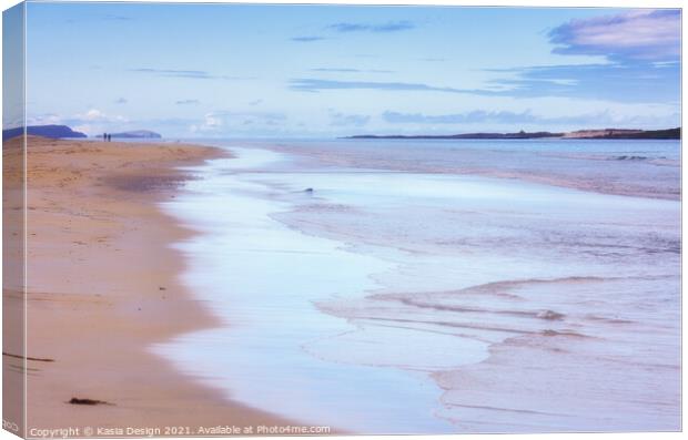 Rosamol Beach, Luskentyre Bay, Isle of Harris Canvas Print by Kasia Design