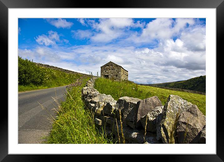 Along the Rural Road Framed Mounted Print by Trevor Kersley RIP