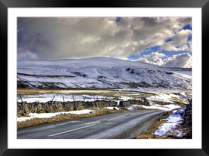 Winter in the Dales Framed Mounted Print by Trevor Kersley RIP