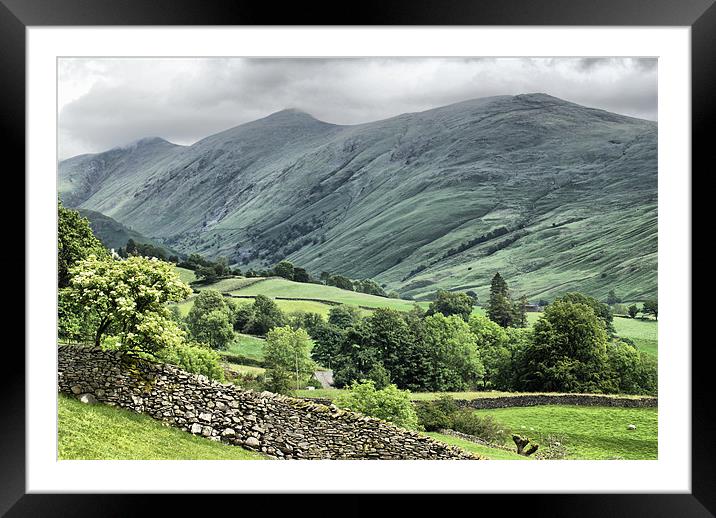 Helvellyn - The Lake District Framed Mounted Print by Sandi-Cockayne ADPS