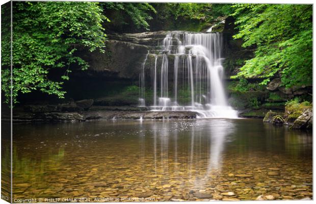 Dreamy waterfall Canvas Print by PHILIP CHALK