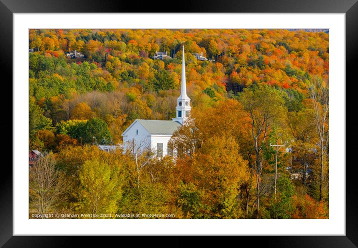 Stowe Community Church Framed Mounted Print by Graham Prentice