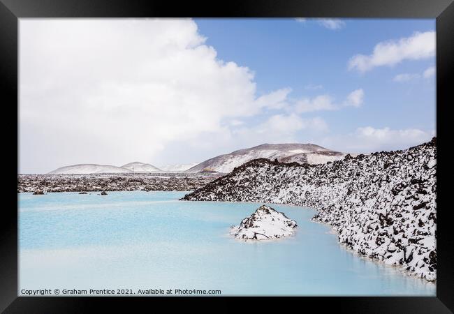 Blue Lagoon, Iceland Framed Print by Graham Prentice