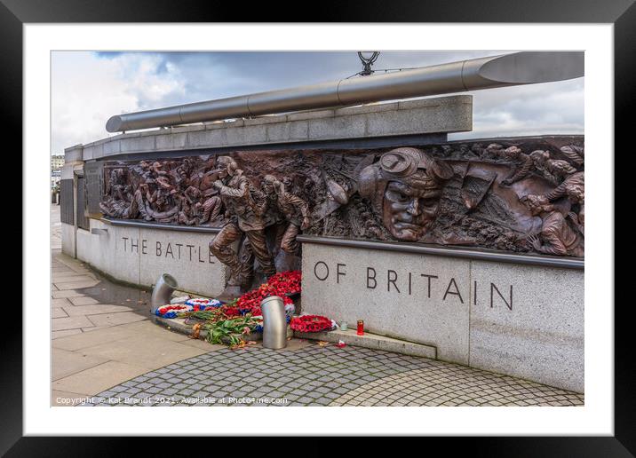 Battle of Britain Monument in London, UK Framed Mounted Print by KB Photo