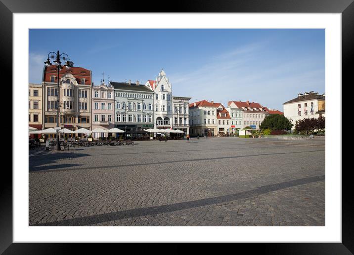 City of Bydgoszcz Old Town Market Square Framed Mounted Print by Artur Bogacki