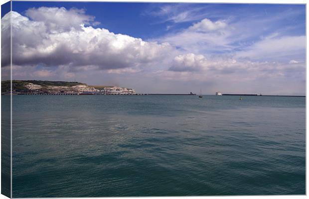 Across Dover Harbour Canvas Print by Serena Bowles