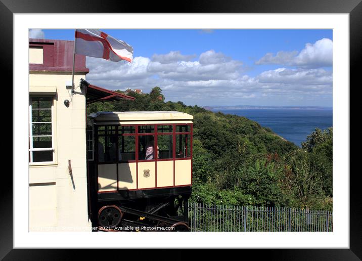 Babbacombe Cliff Railway Framed Mounted Print by Stephen Hamer