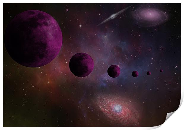 Planets Print by Eddie John