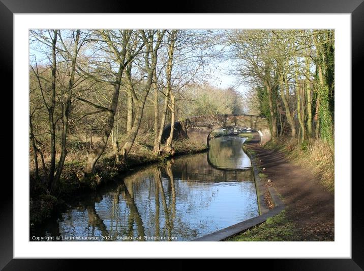 Coventry canal Atherstone  Framed Mounted Print by Liann Whorwood