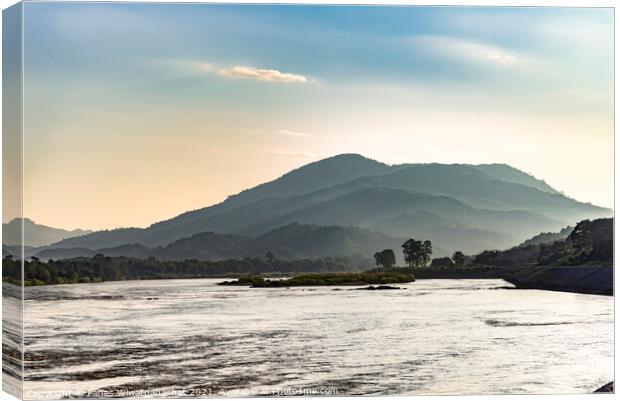 Mekong River Canvas Print by Panas Wiwatpanachat