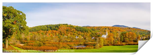 Vermont in Fall Print by Graham Prentice
