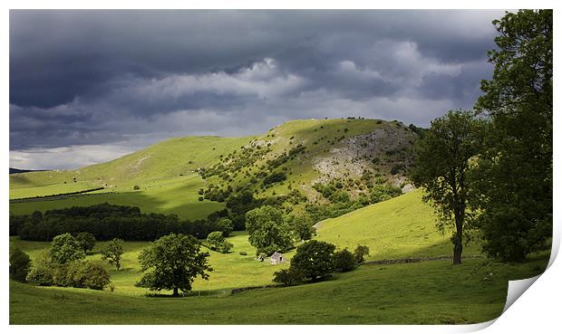 Bunster Hill Dovedale Print by Darren Burroughs