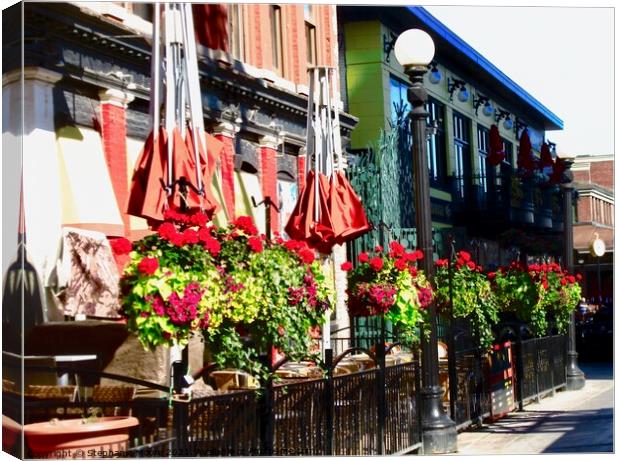 Byward Market Pubs Canvas Print by Stephanie Moore
