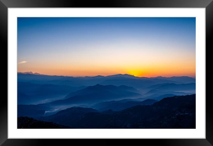 Sky cloud Framed Mounted Print by Ambir Tolang