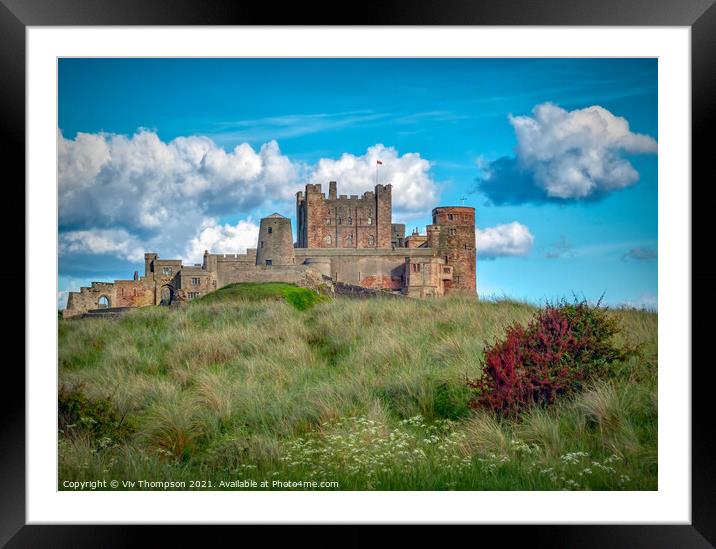 Castle on the Hill Framed Mounted Print by Viv Thompson