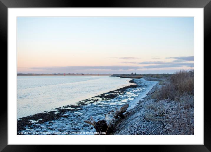 Frosty morning Framed Mounted Print by Christopher Keeley